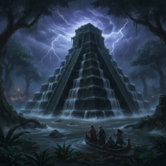 The Ziggurat Beneath the Endless Rain