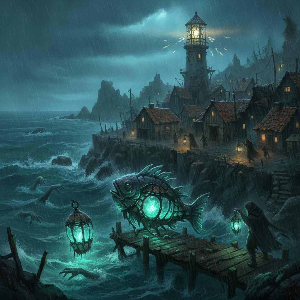 The Lanterns of Drowned Glass